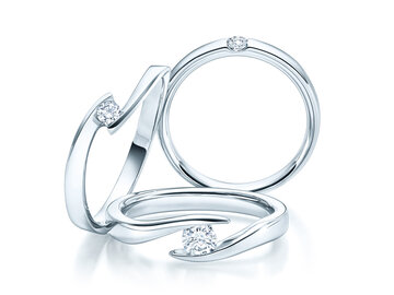 Bague tension - monture moderne pour bagues modernes