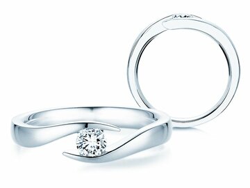 Bague de fiançailles Twist