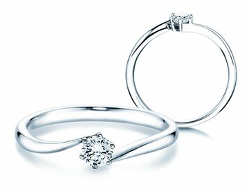 Bague de fiançailles Devotion dans argent
