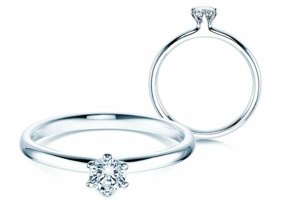 Bagues de fiançailles à plus de 650 € avec un diamant ou pierre précieuse de couleur
