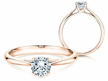 Bague de fiançailles Delight dans or rose