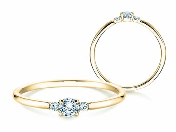 Bague de fiançailles Glory Petite dans or jaune