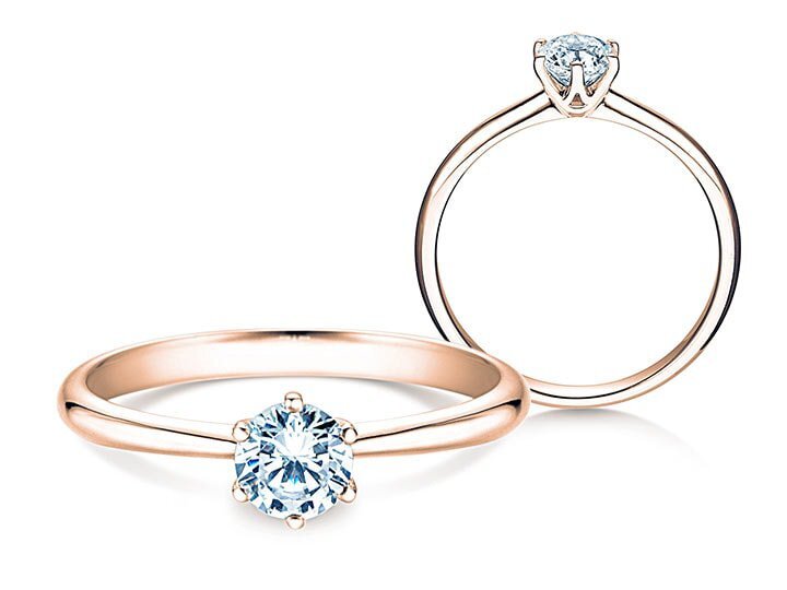 Bagues de fiançailles | or rose - la tendance de l'année