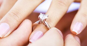 Taille de la bague de fiançailles