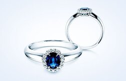 Bagues avec pierre précieuse de couleur