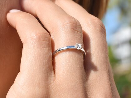Bague de fiançailles Modern Petite