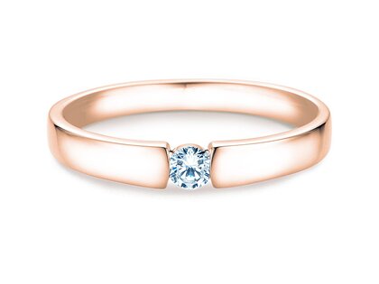 Bague de fiançailles Infinity Petite dans or rose