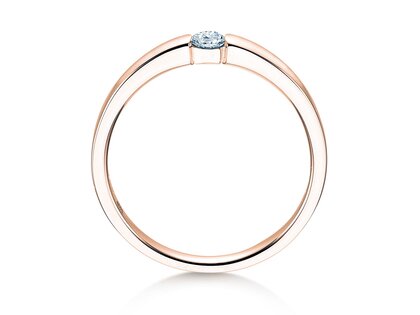 Bague de fiançailles Infinity Petite dans or rose