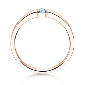 Bague de fiançailles Infinity Petite dans or rose