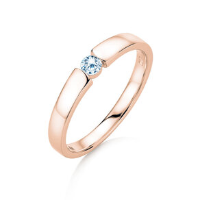 Bague de fiançailles Infinity Petite dans or rose