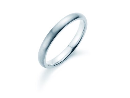 Bague pour homme Classic 3mm dans Argent 925/- mate