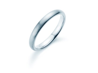 Bague pour homme Classic 2,5mm en Argent 925/- mate