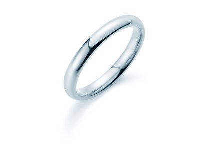 Bague pour homme Classic 2,5mm en platine 950/- polie