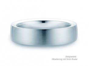 Bague pour homme Infinity dans platine 950/- mate