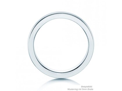 Bague pour homme Infinity dans platine 950/- mate