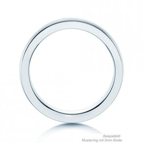 Bague pour homme Infinity dans platine 950/- mate