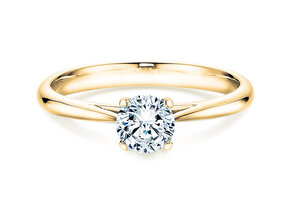 Bague de fiançailles Delight dans 14K or jaune avec diamant 0,50ct H/SI