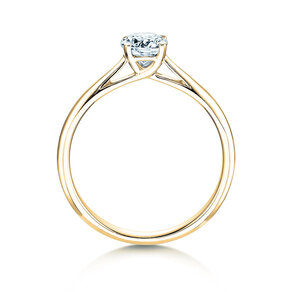 Bague de fiançailles Delight dans 14K or jaune avec diamant 0,50ct H/SI