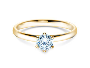 Bague de fiançailles Classic 6 dans or jaune