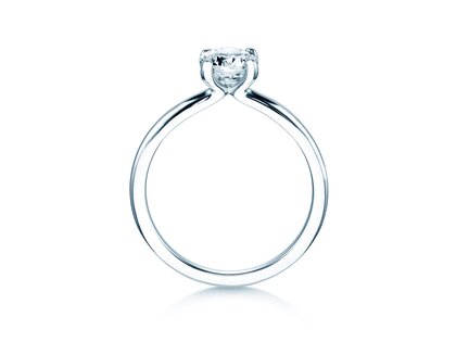 Bague de fiançailles Classic 4 en 18K or blanc avec diamant 2,00ct G/SI