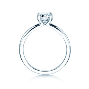 Bague de fiançailles Classic 4 en 18K or blanc avec diamant 2,00ct G/SI