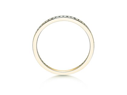 Bague de fiançailles Endless Love dans 14K or jaune avec diamants 0,20ct G/SI