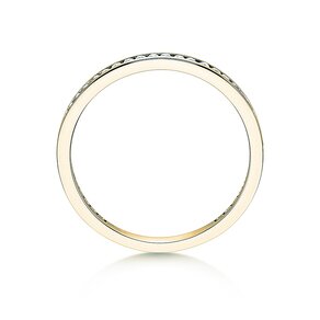 Bague de fiançailles Endless Love dans 14K or jaune avec diamants 0,20ct G/SI