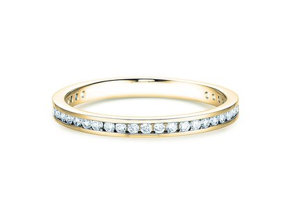 Bague de fiançailles Endless Love dans 14K or jaune avec diamants 0,33ct G/SI