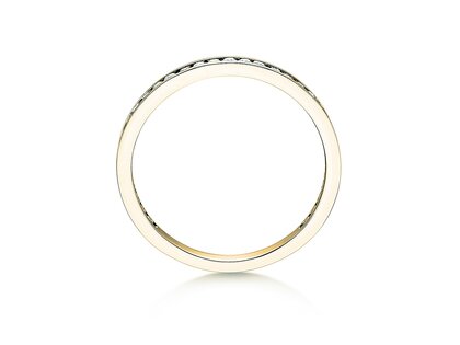Bague de fiançailles Endless Love dans 14K or jaune avec diamants 0,33ct G/SI