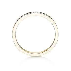 Bague de fiançailles Endless Love dans 14K or jaune avec diamants 0,33ct G/SI