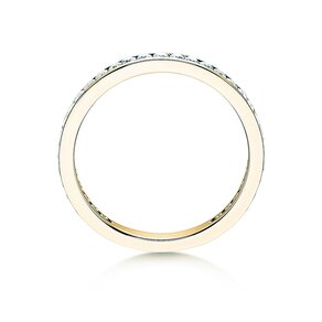 Bague de fiançailles Endless Love en 9K or jaune avec diamants 0,50ct G/SI