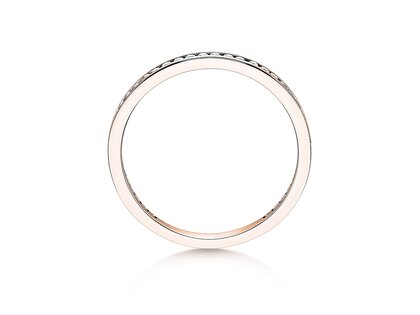Bague de fiançailles Endless Love dans 18K or rose avec diamants 0,20ct G/SI