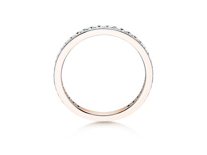 Bague de fiançailles Endless Love dans 14K or rose avec diamants 0,50ct G/SI