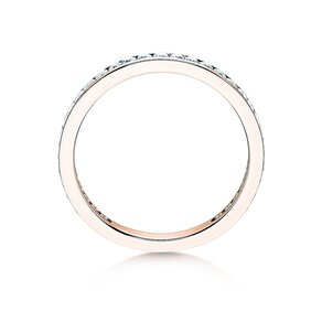Bague de fiançailles Endless Love dans 14K or rose avec diamants 0,50ct G/SI