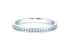 Bague de fiançailles Endless Love dans 14K or blanc avec diamants 0,20ct G/SI