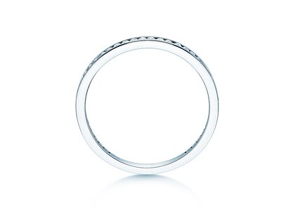 Bague de fiançailles Endless Love dans 14K or blanc avec diamants 0,20ct G/SI