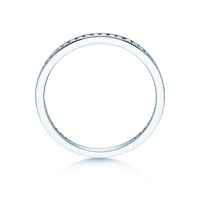 Bague de fiançailles Endless Love dans 14K or blanc avec diamants 0,20ct G/SI