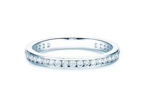 Bague de fiançailles Endless Love dans 14K or blanc avec diamants 0,50ct G/SI