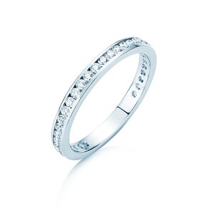 Bague de fiançailles Endless Love dans 14K or blanc avec diamants 0,50ct G/SI