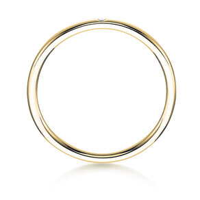 Bague de fiançailles Promise Petite en 9K or jaune avec diamant 0,005ct G/SI