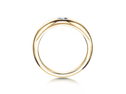 Bague de fiançailles Promise dans or jaune