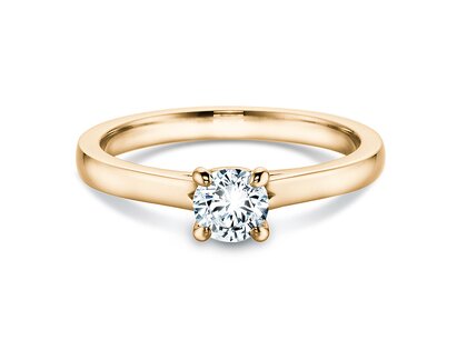 Bague de fiançailles Modern dans or jaune