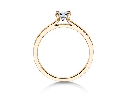 Bague de fiançailles Modern dans or jaune