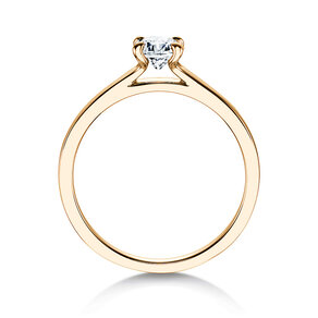Bague de fiançailles Modern dans or jaune