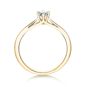 Bague de fiançailles Heaven 6 en 9K or jaune avec diamant de laboratoire 0,75ct E/VS