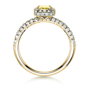 Bague de fiançailles Sophie en 18K or jaune avec diamants 1,02ct