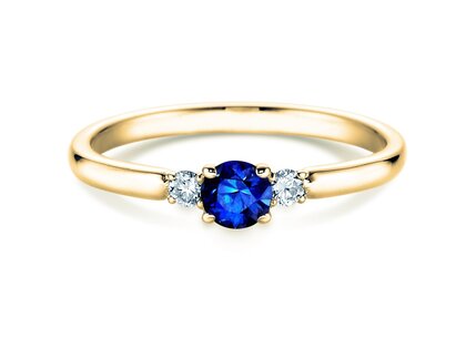 Bague de fiançailles Vivid Petite en or jaune
