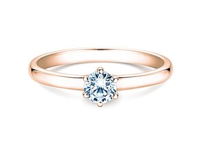 Bague de fiançailles Melody dans or rose