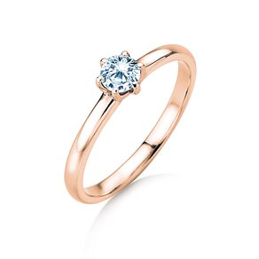 Bague de fiançailles Melody dans or rose