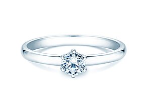 Bague de fiançailles Melody dans argent